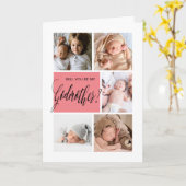 Carte Photo Collage Proposition de Godmother (Fleur jaune)