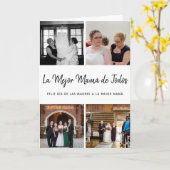 Carte Photo Collage Tarjeta del Día de las Madres (Fleur jaune)