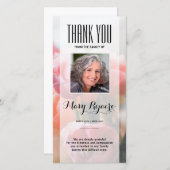 Carte photo commémoratif de Merci (Devant / Derrière)