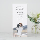 Carte Photo commémorative | Funeral Favoriser Poem Praye (Debout devant)