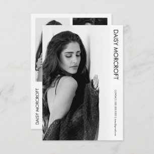 Carte photo comp Acteur de modèle professionnel mo