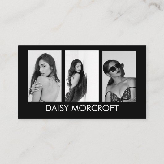 Carte photo comp Acteur de modèle professionnel mo (Devant)