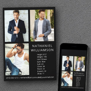 Carte photo Comp Model et Actor 3