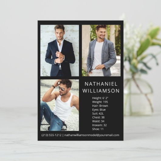 Carte photo Comp Model et Actor 3 (Debout devant)