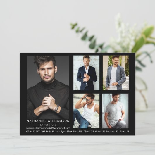 Carte photo Comp Modern Pro Model 5 (Debout devant)