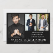 Carte photo Comp Modern Pro Model Actor 3 (Devant)