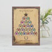 Carte photo Country Horseshoe Christmas (Debout devant)