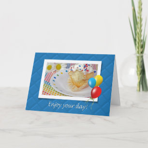 Carte Photo Cupcake Anniversaire