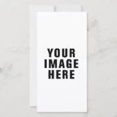 Carte photo customisé (Devant)