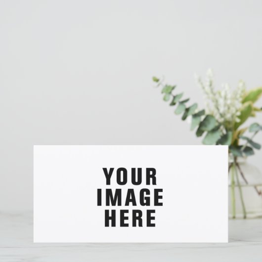 Carte photo customisé (Debout devant)