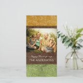 Carte photo d'action de grâces (4x8) (Debout devant)