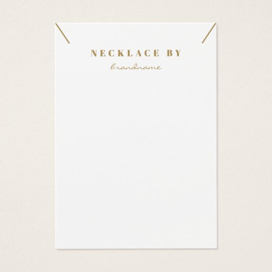 Carte photo d'affichage du collier Boho (Devant)