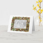 Carte photo d'âge (Fleur jaune)