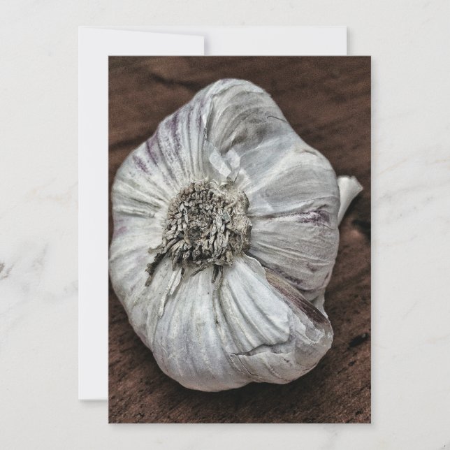 Carte Photo d'ail (Devant)