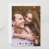 Carte photo d'amour de la Saint-Valentin (Devant)