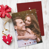 Carte photo d'amour de la Saint-Valentin