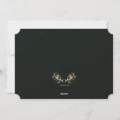 Carte photo d'andouillers de Noël (Dos)