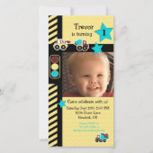 Carte photo d'anniversaire de construction (Devant)