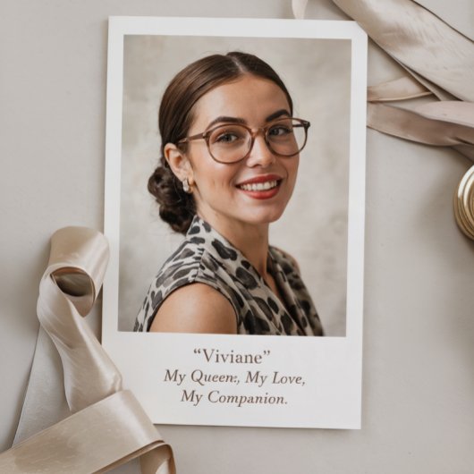 Carte Photo d'anniversaire moderne