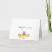 Carte Photo d'anniversaire personnalisable - Customisée (Dos)