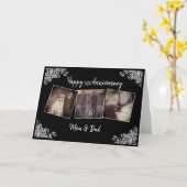 Carte photo d'anniversaire personnalisé (Fleur jaune)