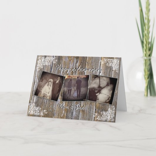 Carte photo d'anniversaire personnalisé (Devant)