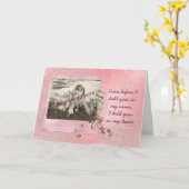 Carte photo d'anniversaire pour fille (Fleur jaune)