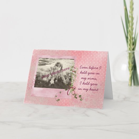 Carte photo d'anniversaire pour fille (Devant)