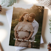 Carte photo d'annonce de vacances bébé à bord