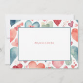 Carte photo d'aquarelle Gnome rétro pour la Saint- (Dos)