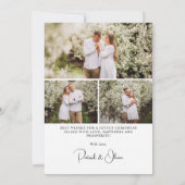 Carte Photo d'Arche Merry + Bright Script (Dos)