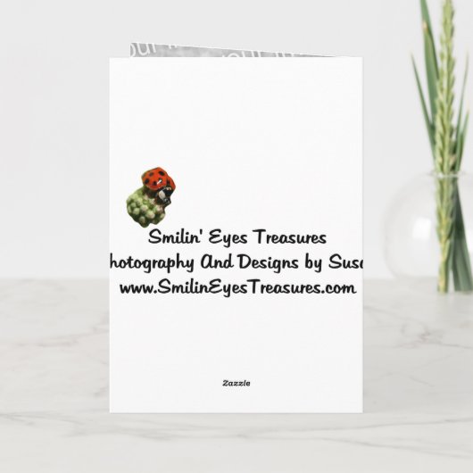 Carte photo d'art Rose Imaginaire chien (Dos)