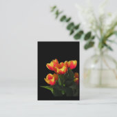 Carte photo d'ATC de tulipes de Rembrandt (Debout devant)