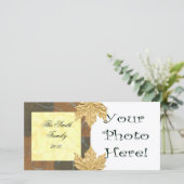 Carte photo d'automne/vacances (Debout devant)