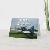 Carte Photo d'avion, Cool Aviation Pilote Anniversaire (Devant)