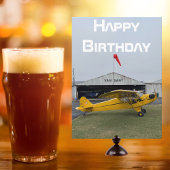 Carte Photo d'avion, Cool Aviation Pilote Anniversaire