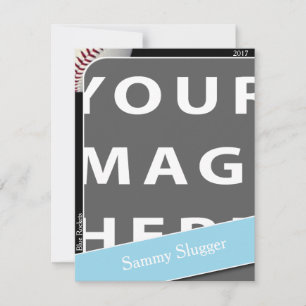 Carte photo de baseball personnalisé