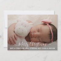 Photo de bébé endormi Phrase de Noël