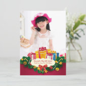 Carte photo de cadeaux (Debout devant)