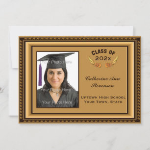 Carte photo de cadre Gold Picture