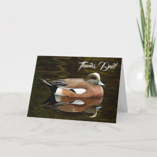 Carte Photo de Canard d'Amérique pour la Fête des Pères