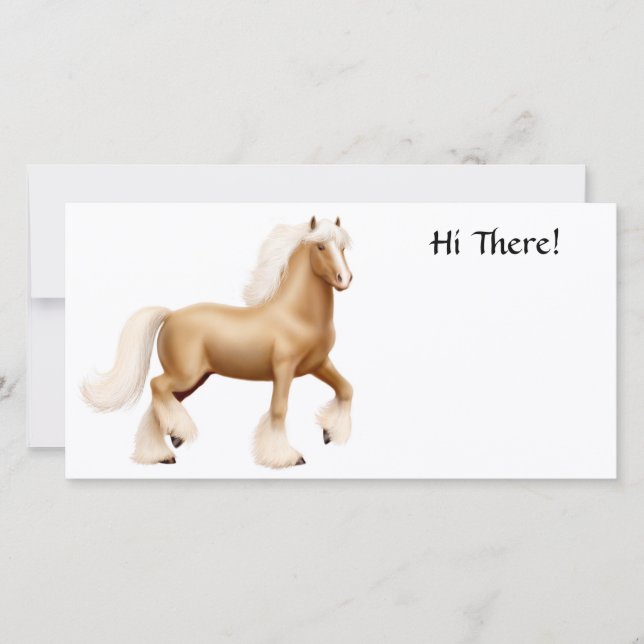 Carte photo de Cheval Tzigane (Devant)