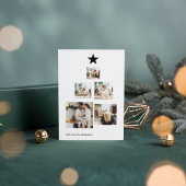 Carte Photo de Christma Tree With Star | Holiday
