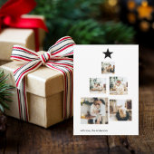 Carte Photo de Christma Tree With Star | Holiday