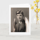 Carte Photo de classe de terriers (Fleur jaune)