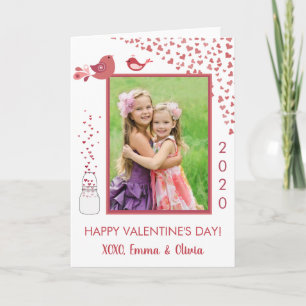 Carte photo de coeur de Saint-Valentin