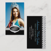 Carte photo de concours de beauté de bonheur de (Devant / Derrière)