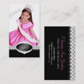 Carte photo de concours de beauté de bonheur de (Devant / Derrière)