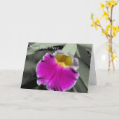 Carte photo de couleur partielle de la fleur d'orc (Fleur jaune)