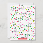 Carte photo de couronne de Noël (Dos)